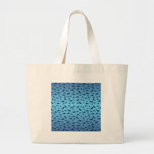 Bolso De Tela Gigante Tiburones