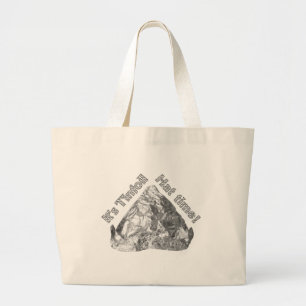Bolso De Tela Gigante Tiempo de Gorra de Tinfoil