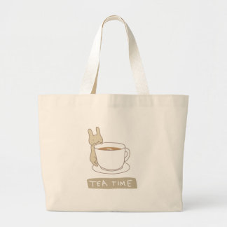 Bolso De Tela Gigante Tiempo del té