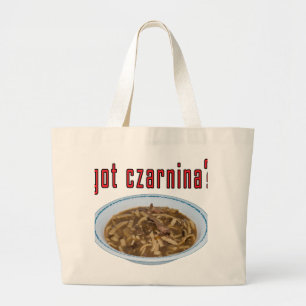 Bolso De Tela Gigante ¿Tiene Czarnina? Sopa