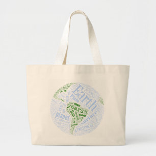 Bolso De Tela Gigante Tierra en Tagxedo