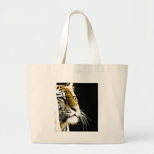 Bolso De Tela Gigante Tigre (Frente)