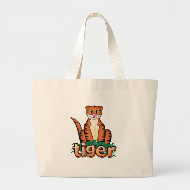 BOLSO DE TELA GIGANTE ¡TIGRE! (Frente)