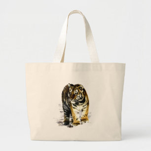 Bolso De Tela Gigante Tigre