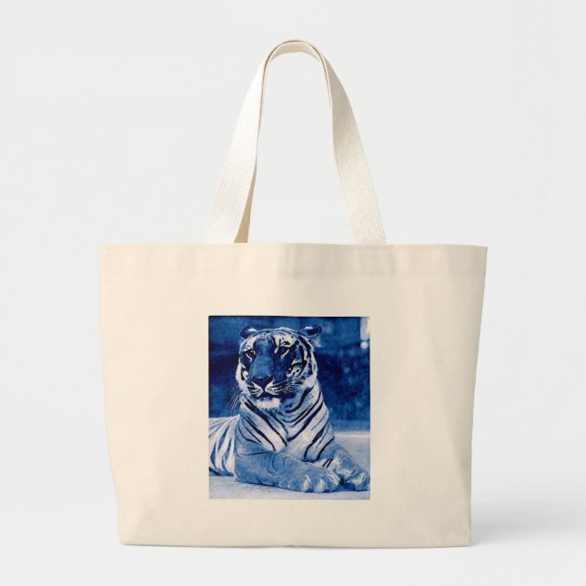 Bolso De Tela Gigante Tigre (Frente)