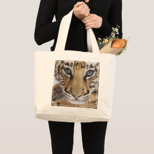 Bolso De Tela Gigante Tigre Cub