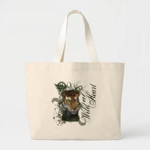 Bolso De Tela Gigante Tigre de consumición