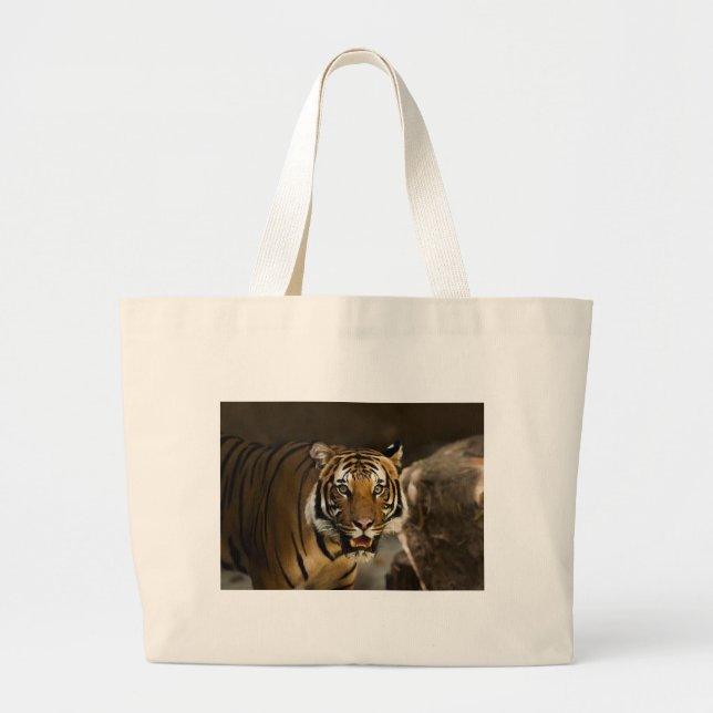 Bolso De Tela Gigante Tigre de Siberia (Frente)