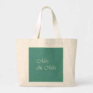 Bolso De Tela Gigante Tipografía de Sr y Sr
