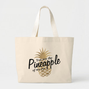 Bolso De Tela Gigante Tipografía divertida de los refranes de la falsa