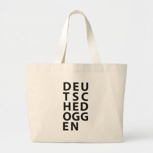 Bolso De Tela Gigante Tipografía: Gran Danés