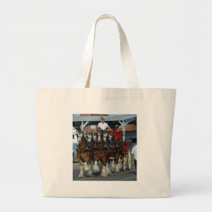 Bolso De Tela Gigante Tirón de caballo de Clydesdale 6