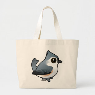 Bolso De Tela Gigante Titmouse copetudo
