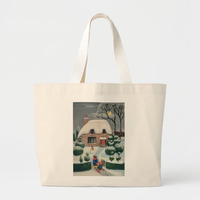 Bolso De Tela Gigante Tobogganing (Frente)