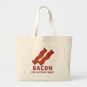 Bolso De Tela Gigante Tocino, la carne de la entrada