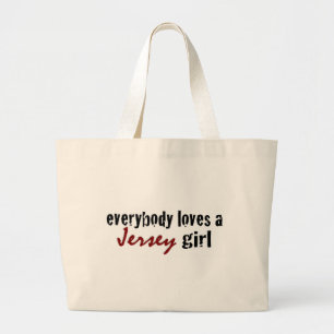 Bolso De Tela Gigante Todos ama al chica del jersey