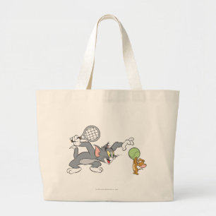 Bolso De Tela Gigante Tom and Jerry Tennis Stars 2
