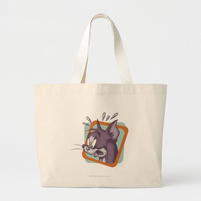 Bolso De Tela Gigante Tom Scaredy Cat (Frente)