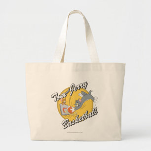 Bolso De Tela Gigante Tom y Jerry Basketball 2