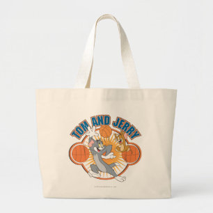 Bolso De Tela Gigante Tom y Jerry Basketball 4