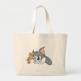 Bolso De Tela Gigante Tom y Jerry Best Buds