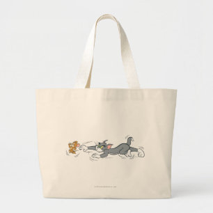 Bolso De Tela Gigante Tom y Jerry Chase