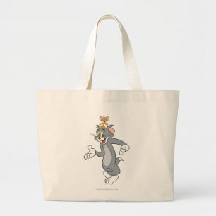 Bolso De Tela Gigante Tom y Jerry Pair