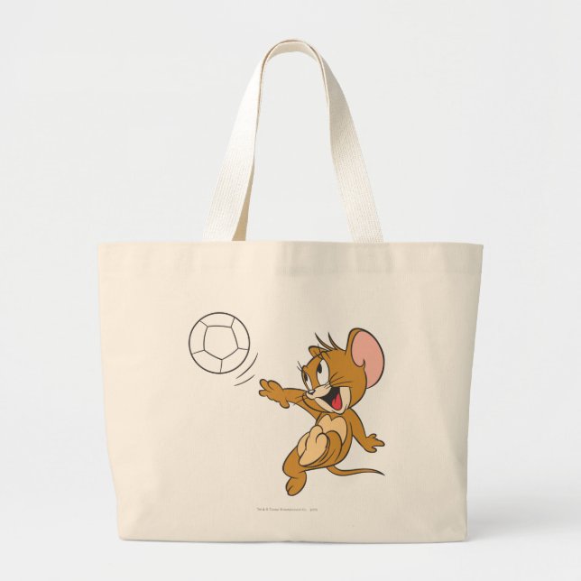 Bolso De Tela Gigante Tom y Jerry Soccer (fútbol) 1 (Frente)