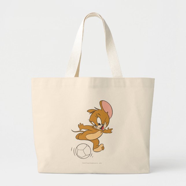 Bolso De Tela Gigante Tom y Jerry Soccer (fútbol) 2 (Frente)