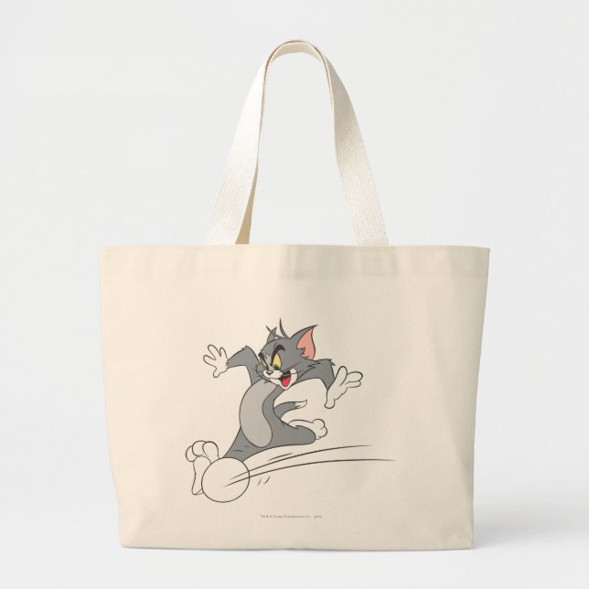 Bolso De Tela Gigante Tom y Jerry Soccer (fútbol) 3 (Frente)