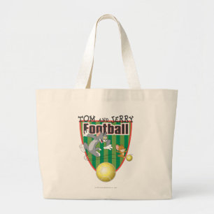 Bolso De Tela Gigante Tom y Jerry Soccer (fútbol) 6