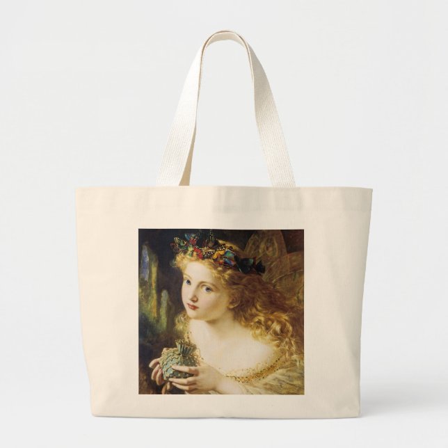 Bolso De Tela Gigante Tomemos el rostro justo de la mujer (Frente)