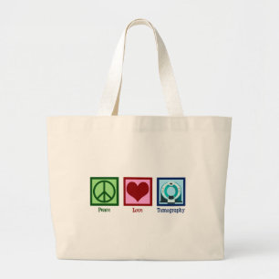Bolso De Tela Gigante Tomografía Paz Tomografía de Amor