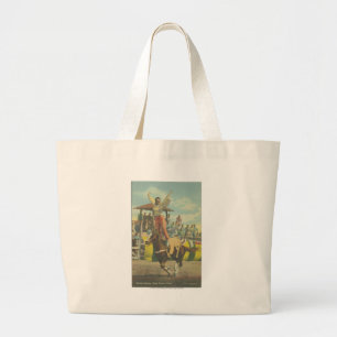 Bolso De Tela Gigante Tonelero de Beatriz que hace un soporte romano