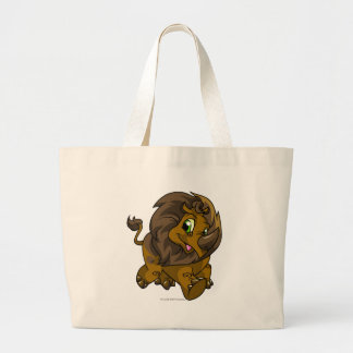 Bolso De Tela Gigante Tonu Brown
