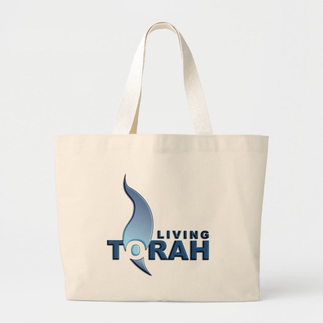 Bolso De Tela Gigante Torah de vida (Frente)