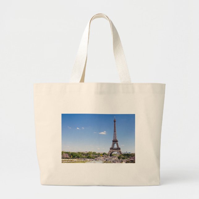 Bolso De Tela Gigante torre de eiffel (Frente)