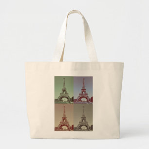 Bolso De Tela Gigante Torre Eiffel