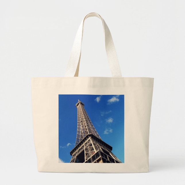 Bolso De Tela Gigante Torre Eiffel París Europa Viajes (Frente)