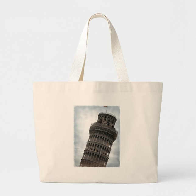Bolso De Tela Gigante Torre inclinada de Pisa (Frente)