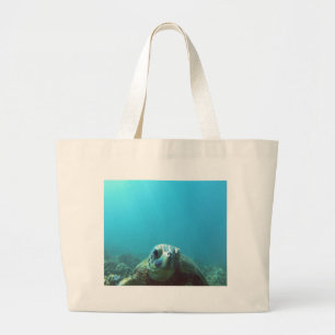 Bolso De Tela Gigante Tortuga de mar de Hawaii