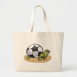 Bolso De Tela Gigante Tortuga del fútbol