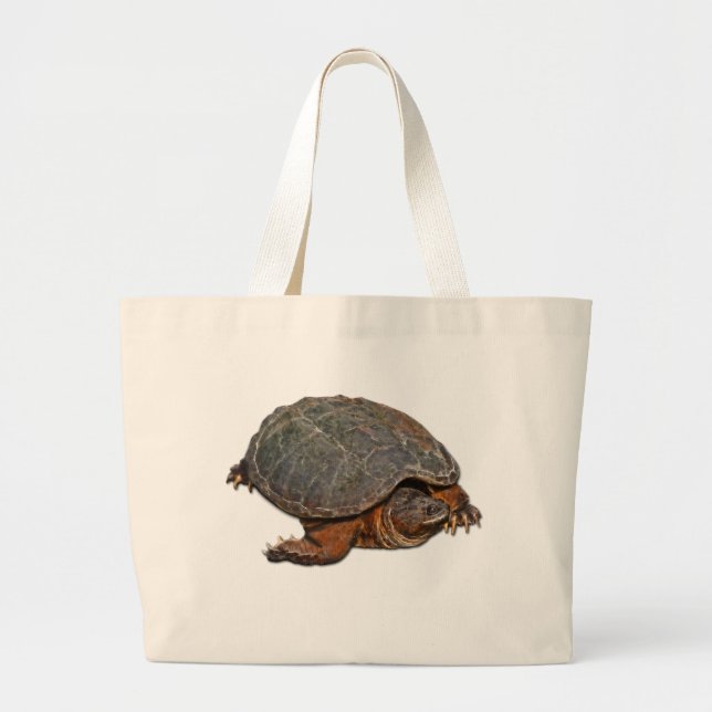 Bolso De Tela Gigante Tortuga encantadora de Terrapin (Frente)