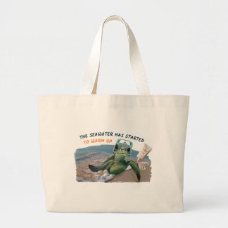 Bolso De Tela Gigante Tortuga marina de verano