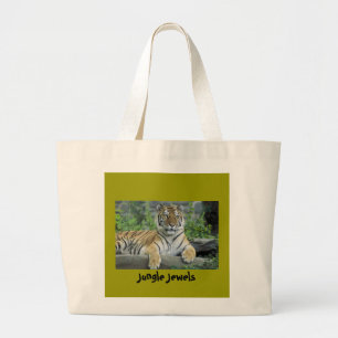 Bolso De Tela Gigante Tote A Tigre