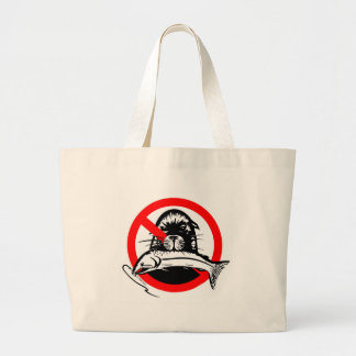 Bolso De Tela Gigante Tote Algodón del Ladrón Salmon