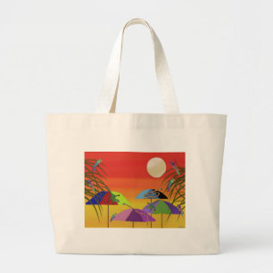 Bolso De Tela Gigante Tote animal del oasis