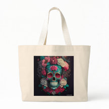 Tote artístico Catrina Skull