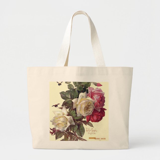 Bolso De Tela Gigante Tote atractivo (Frente)