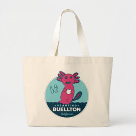Bolso De Tela Gigante Tote - Axolotls Under the Sea - Buellton.Art